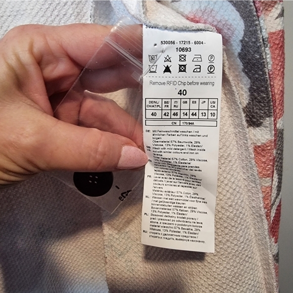 Taifun Lightweight Floral Jacket - Picture 7 of 9